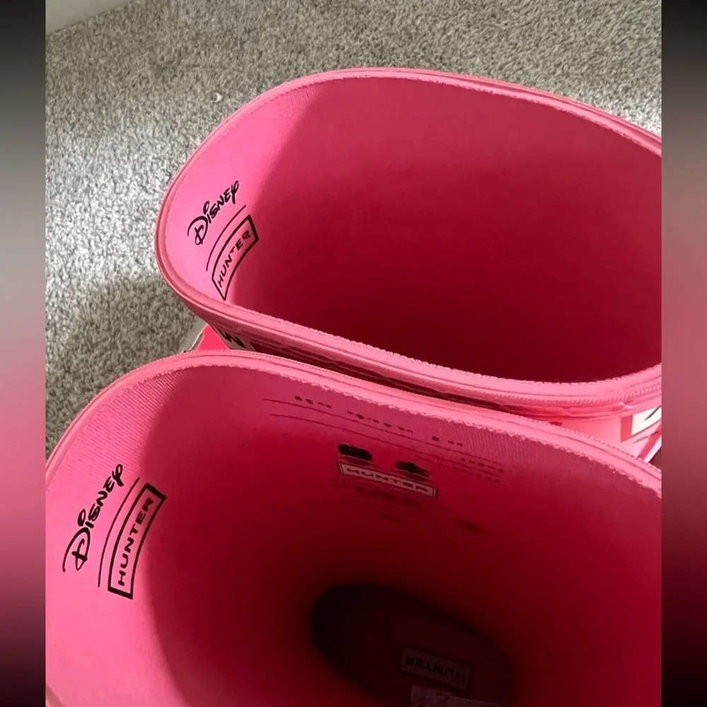 Hunter Kids Pink Mickey Mouse Rain Boots - Picture 9 of 12